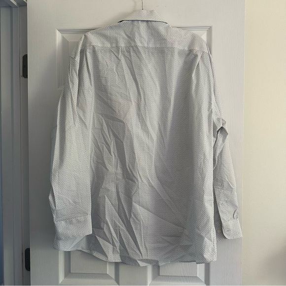 Size 19 XXL AWEARNESS Kenneth Cole Slim Fit 4-Way Stretch Button Up Shirt - Picture 3 of 6